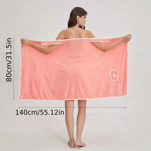 将图片加载到图库查看器,Bowknot Wearable Bath Towel for Adults
