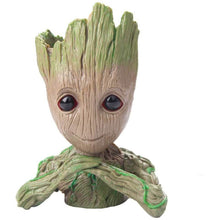Load image into Gallery viewer, Boxod Treeman Baby Groot Succulent Flower Pot with Hole Pen Holder