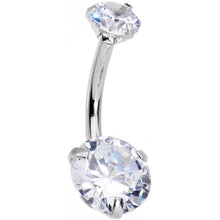 将图片加载到图库查看器,Clear Gem Swagger Sweep Dangle Belly Ring