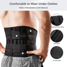 Load image into Gallery viewer, Braces for Lower Back Pain Relief with 6 Stays