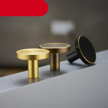 Load image into Gallery viewer, Brass Bearing Hooks Bathroom Indoor Kitchen Hallway Wall Clothes Hooks Wall Hangings Row Hooks Nordic Gold Round Drawer Hooks Kitchen Cabinet Door Hooks Drawer Pull Handles