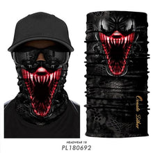 将图片加载到图库查看器,Breathable Mask Bandana Neck Gaiter Cycling Face Mask Hiking Scarves Headband Summer Balaclava Neck Gaiter Tubular Buff Bandana Scarf Headgear Bicycle Half Mask Face Cover Venom Headband Summer Men Beanie Hat Windproof Head Scarves Neck