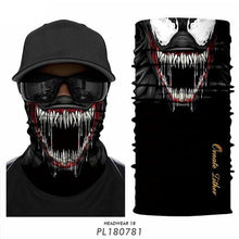 将图片加载到图库查看器,Breathable Mask Bandana Neck Gaiter Cycling Face Mask Hiking Scarves Headband Summer Balaclava Neck Gaiter Tubular Buff Bandana Scarf Headgear Bicycle Half Mask Face Cover Venom Headband Summer Men Beanie Hat Windproof Head Scarves Neck
