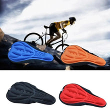 Load image into Gallery viewer, Breathable Mountain Bike Saddle Cushion Cover Road Bike Soft Cycling Seat Mat 3D Sponge Polymer Bicycle Saddle Seat