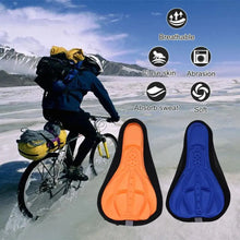 Load image into Gallery viewer, Breathable Mountain Bike Saddle Cushion Cover Road Bike Soft Cycling Seat Mat 3D Sponge Polymer Bicycle Saddle Seat
