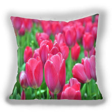 将图片加载到图库查看器,Bright Red Flower Cushion Cover Home Fashion Decoration Red Orange Pink Poppy Flowers Decorative Throw Pillow Cover Case Cushion Home Living Room Pillow Case Super Soft Short Plush Cushion Cover 45x45CM
