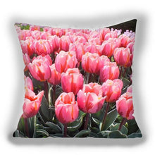 将图片加载到图库查看器,Bright Red Flower Cushion Cover Home Fashion Decoration Red Orange Pink Poppy Flowers Decorative Throw Pillow Cover Case Cushion Home Living Room Pillow Case Super Soft Short Plush Cushion Cover 45x45CM
