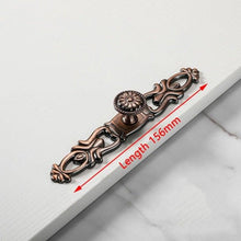 Load image into Gallery viewer, Bronze Door Handles Cabinet Handle Antique Cabinet Pulls Wardrobe Drawer Knobs Zinc Alloy Cupboard Furniture Hardware Center Shabby Chic Drawer Pulls Handles Antique Bronze Kitchen Cabinet Drop Bail Pulls Handles