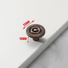 Load image into Gallery viewer, Bronze Door Handles Cabinet Handle Antique Cabinet Pulls Wardrobe Drawer Knobs Zinc Alloy Cupboard Furniture Hardware Center Shabby Chic Drawer Pulls Handles Antique Bronze Kitchen Cabinet Drop Bail Pulls Handles