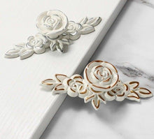 Load image into Gallery viewer, Bronze Door Handles Cabinet Handle Antique Cabinet Pulls Wardrobe Drawer Knobs Zinc Alloy Cupboard Furniture Hardware Center Shabby Chic Drawer Pulls Handles Antique Bronze Kitchen Cabinet Drop Bail Pulls Handles