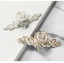 Load image into Gallery viewer, Bronze Door Handles Cabinet Handle Antique Cabinet Pulls Wardrobe Drawer Knobs Zinc Alloy Cupboard Furniture Hardware Center Shabby Chic Drawer Pulls Handles Antique Bronze Kitchen Cabinet Drop Bail Pulls Handles