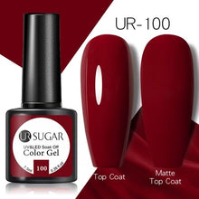 Load image into Gallery viewer, Brown Blue Gel Nail Polish UV LED Autumn Winter Series Matte And Glossy Colors Elegant Stylish Design For Womens