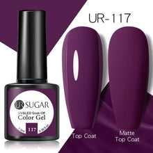Load image into Gallery viewer, Brown Blue Gel Nail Polish UV LED Autumn Winter Series Matte And Glossy Colors Elegant Stylish Design For Womens