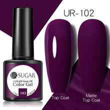 Load image into Gallery viewer, Brown Blue Gel Nail Polish UV LED Autumn Winter Series Matte And Glossy Colors Elegant Stylish Design For Womens
