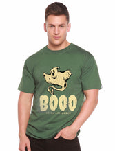 Load image into Gallery viewer, Happy Halloween Graphic Men's Bamboo Viscose/Organic Cotton Short Sleeve T-Shirt