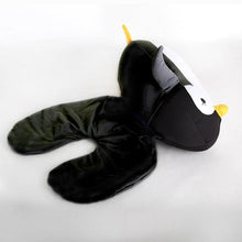 Load image into Gallery viewer, Bubble Kiss Soft Pillow Penguin U-Shaped Sleep Protection Neck Pillow Home Office Nap Body Pillows Travel Car Adult Cute Pillows U-Shaped Neck Pillow Throw Pillow Neck Supporter Foam particle Headrest Office Nap Desktop Pad Headrest