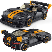 Load image into Gallery viewer, Building Blocks Racing Car Model