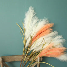 Load image into Gallery viewer, Bulrush Artificial Pampas Grass Phragmites 100cm Popular Natural Dried Small Pampas Grass For Wedding Flower Bunch Floor Vase Filler for Living Room Kitchen Decor