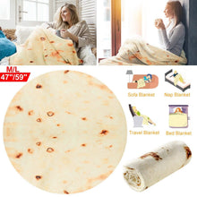 将图片加载到图库查看器,Burrito Tortilla Throw Blanket