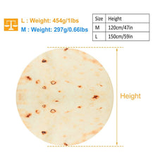 将图片加载到图库查看器,Burrito Tortilla Throw Blanket