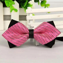 Load image into Gallery viewer, Business Black Golden Butterfly Men Bowtie Luxury Double Layer Pointed Classic Bow Tie Lovely Men Gift For Office And Meetings