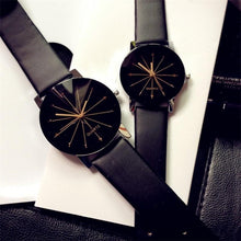 Load image into Gallery viewer, Business Luxury Couple Quartz Watch Dial Hour Analog Women Watches Men Leather Wristwatches Casual Simple Rhinestone Quartz Leather Wrist Watch For Father’s Day