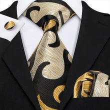 Load image into Gallery viewer, Business Luxury Men Silk Necktie Fashion Tie Sets For Men Wedding Party Wear Elegant Neck Tie Design For Men Soft Business Casual Suit Neckties