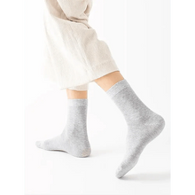 Load image into Gallery viewer, Business Simple White Cotton Socks 10 Pairs Men Breathable Socks Spring Summer Socks for Men Heavy Duty Reinforced Cotton Socks For Men