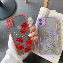 将图片加载到图库查看器,Butterfly Lavender Flower Phone Case For iPhone 13 mini 14 pro max Hard Shockproof Cover Floral Design Built-in Lens Protection Beautiful Design Transparent Back Case Cover for iPhone