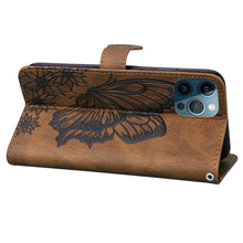Load image into Gallery viewer, Butterfly Leather Flip Cover For Xiaomi Mi11 Redmi Note 9T 9 9A 9S 8 Pro 8A POCO X3 NFC M3 F3 10 Pro Lite Phone Wallet Book Case Retro Leather Flip Magnetic Mobile Phone Case