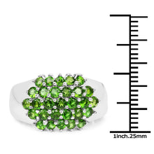 Load image into Gallery viewer, 1.93 Carat Genuine Chrome Diopside .925 Sterling Silver Ring