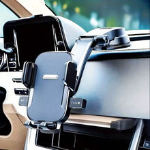 Load image into Gallery viewer, Adjustable Car Phone Holder – Suction Cup Dashboard Mount, Anti-Slip Grip, iPhone & Android