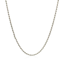 Load image into Gallery viewer, Sterling Silver 1.4mm Diamond Cut Rope Style Chain