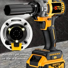 Load image into Gallery viewer, 21V Cordless Brushless Impact Wrench Drill Kit – Lithium Drill + Battery x1, 4000mAh Battery, Toolbox & Accessories