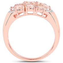 将图片加载到图库查看器,1.50 Carat Genuine Morganite .925 Sterling Silver Ring