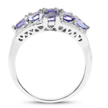 Load image into Gallery viewer, 2.07 Carat Genuine Tanzanite .925 Sterling Silver Ring