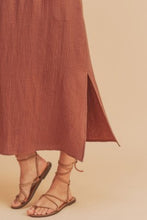 将图片加载到图库查看器,Side Slit Round Neck Sleeveless Tank Dress For Women Versatile, Comfortable & Easy to Style for Any Occasion