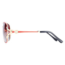 Load image into Gallery viewer, Elegant Women Gradient Luxury Polarized Sunglasses Luxury Round Eyewear With Metal High Quality Frame lunette de soile