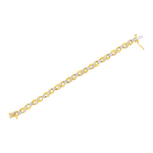 将图片加载到图库查看器,10K Yellow Gold Round-Cut Diamond Infinite Love Bracelet (1.00 cttw, I-J Color, I2-I3 Clarity)