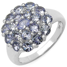 Load image into Gallery viewer, 1.83 Carat Genuine Tanzanite .925 Sterling Silver Ring
