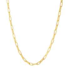 Load image into Gallery viewer, 14k Yellow Gold Diamante Paperclip Chain Necklace (4.00 mm)