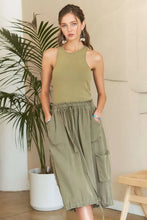 Load image into Gallery viewer, New Drawstring Sleeveless Washed Dress For Women โ Casual, Stylish, Unique, Comfortable, Effortlessly Chic