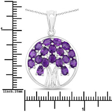 Load image into Gallery viewer, 2.94 Carat Genuine Amethyst .925 Sterling Silver Pendant