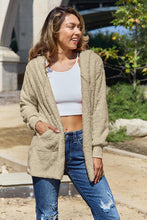 将图片加载到图库查看器,Women Full Size Teddy Hooded Jacket with Pockets Cozy Casual Jacket Comfortable Women Jacket