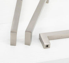 Load image into Gallery viewer, Cabinet Handles Kitchen Door Handles Drawer Knobs Aluminum Alloy Wardrobe Door Handles Brushed Modern Style Hardware Stainless Steel Kitchen Cabinet Pulls For Kitchen Cabinet Drawer Door Cupboard Decorative Modern Hardware For Cabinet