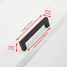 Load image into Gallery viewer, Cabinet Handles Kitchen Door Handles Drawer Knobs Aluminum Alloy Wardrobe Door Handles Brushed Modern Style Hardware Stainless Steel Kitchen Cabinet Pulls For Kitchen Cabinet Drawer Door Cupboard Decorative Modern Hardware For Cabinet