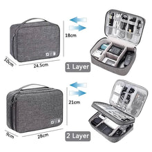 将图片加载到图库查看器,Cable Storage Bag Waterproof Digital Electronic Organizer