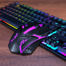 将图片加载到图库查看器,TF200 Gaming Keyboard & Mouse Combo Illuminated USB Wired 104‑Key