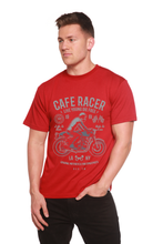 将图片加载到图库查看器,Cafe Racer Men's Bamboo Viscose/Organic Cotton Short Sleeve Graphic T-Shirt