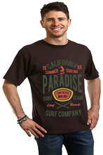 Load image into Gallery viewer, California Summer Surfing Men's Bamboo Viscose/Organic Cotton Short Sleeve Graphic T-Shirt